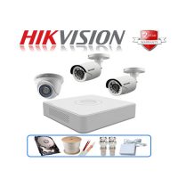 Trọn gói 3 camera Hikvision 2MP CCTV-HIK316D0T-IRP