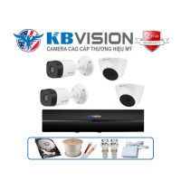 Trọn gói 4 camera Kbvision 2MP CCTV-KB42112C4