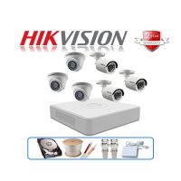 Trọn gói 6 camera Hikvision 2MP CCTV-HIK616D0T-IRP