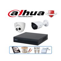 Trọn gói 2 camera Dahua 2MP CCTV-D2HFW1200TP-A tích hợp Micro