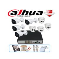 Trọn gói 8 camera Dahua 2MP CCTV-D8HFW1200TP-A tích hợp Micro