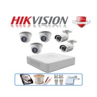 Trọn gói 5 camera Hikvision 1MP CCTV-HIK516C0T-IRP