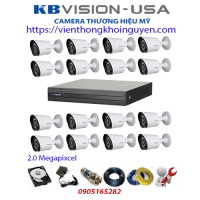 Trọn gói 16 camera KBVISION 2MP CCTV-KB162011C4