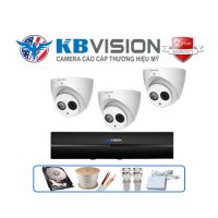 Trọn gói 3 camera Kbivision 2MP CCTV-KB3C2004S5-A tích hợp Micro