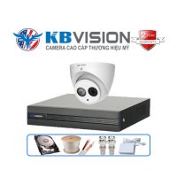 Trọn gói 1 camera KBVISION 2.0 MP CCTV – KB1C2004S5-A