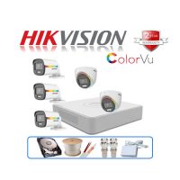 Trọn gói 5 camera Hikvision 2MP CCTV-HIK5DF3T-PF ColorVu có màu ban đêm