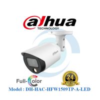 Camera HDCVI Dahua 5MP DH-HAC-HFW1509TP-A-LED Tích Hợp Micro Đèn Trợ Sáng 20m