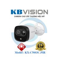 Camera HD Analog 5.0MP Kbivision KX-C5003C.PIR đèn flash còi báo động