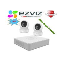 Trọn gói 2 camera WiFi Ezviz 2MP C6N đàm thoại 2 chiều