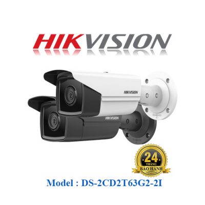 Camera IP Acusense Hikvision 6.0MP DS-2CD2T63G2-2I hồng ngoại 60m