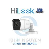 Camera Thân HD-TVI HiLook 2MP THC-B120-MS tích hợp Micro hồng ngoại 25m