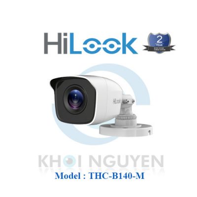 Camera Thân HD-TVI HiLook 4MP THC-B140-M hồng ngoại 20m