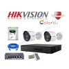 Trọn Gói 2 Camera IP ColorVu Hikvision 2MP CCTV-HIK21027G0-LUF Tích Hợp Micro Có Màu Ban Đêm 