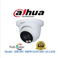 Camera IP Dahua 2MP DH-IPC-HDW3249TMP-AS-LED Full-Color Tích Hợp Micro Đèn Trợ Sáng 30m