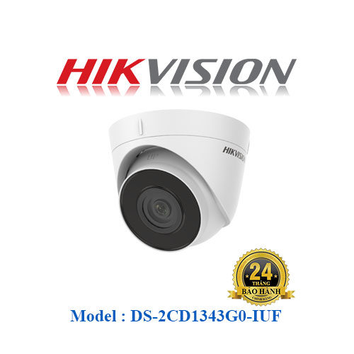 Camera IP Hikvision 4MP DS-2CD1343G0-IUF Hồng Ngoại 30m