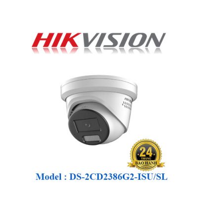 Camera IP AcuSense 8MP Hikvision DS-2CD2386G2-ISU/SL Hồng Ngoại 30m