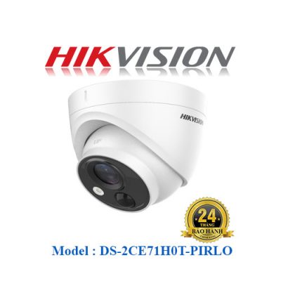 Camera HDTVI HIKVISION 5.0MP DS-2CE71H0T-PIRLO Hồng Ngoại 20m