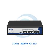 Switch P0E 4 Port HRUI HR900-AF-42N