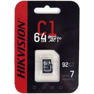 Thẻ nhớ Hikvision Mirco SD HS-TF-C1/64G 92MB/s