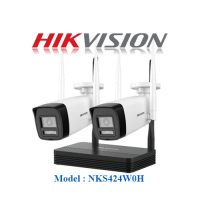 Trọn gói 2 camera WiFi Kit Hikvision 4MP CCTV-NKS424W0H